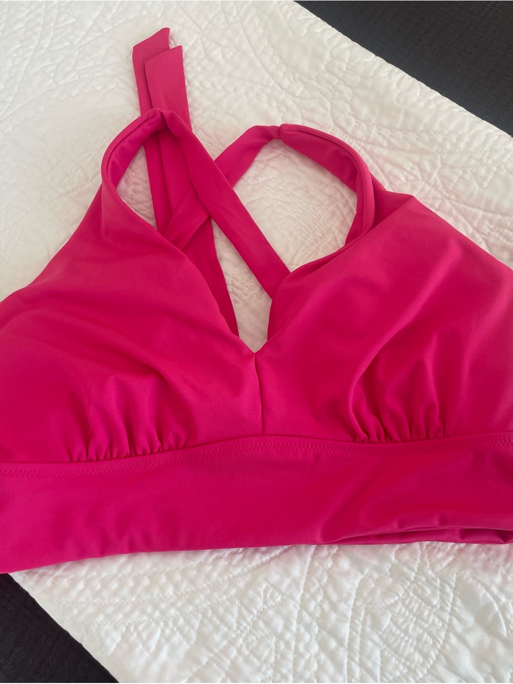Athleta Hot Pink Swim Bralette Bikini Top